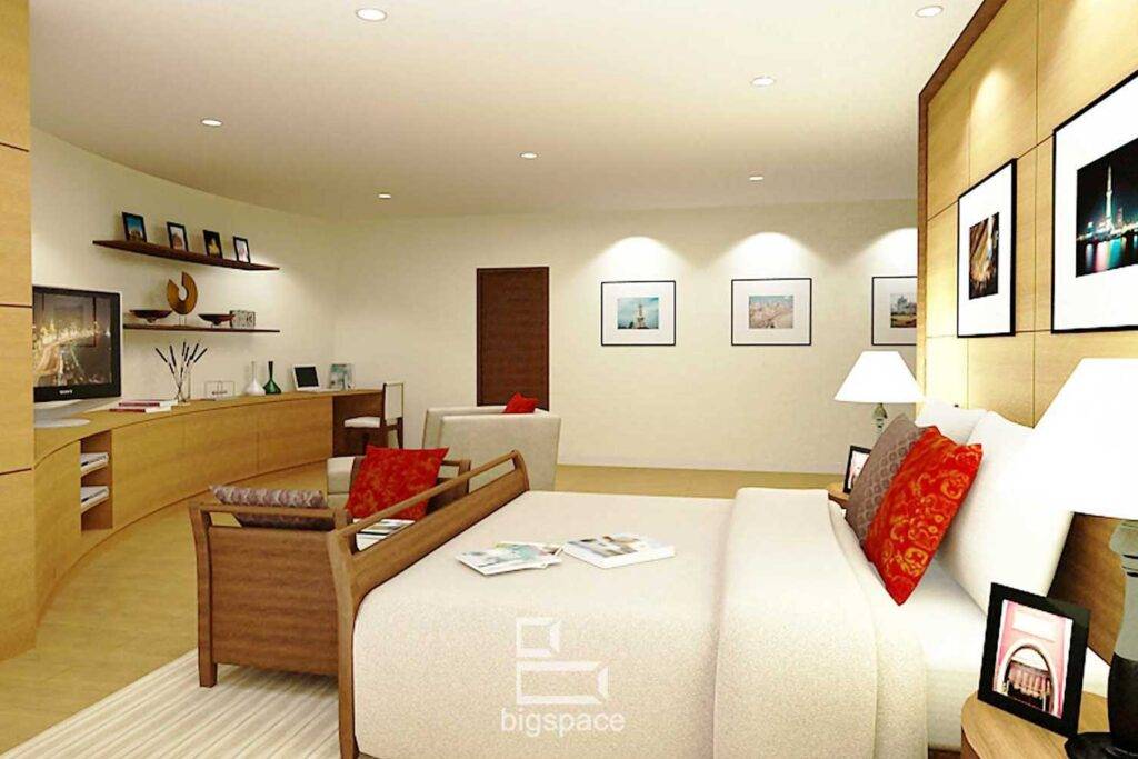 ผลงาน ออกแบบตกแต่งภายใน ห้องนอน 2